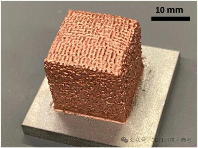 纯铜3D打印2024最新技术进展：基于激光电子束熔融和能量沉积(图5)